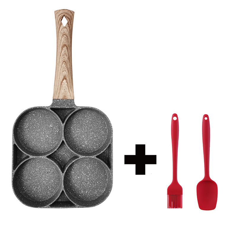 Nonstick 4 Hole Breakfast Frying Pan