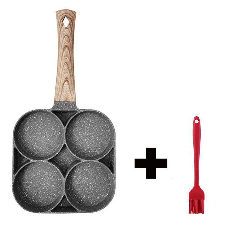Nonstick 4 Hole Breakfast Frying Pan