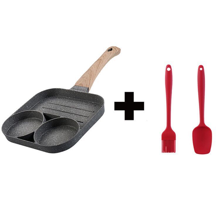 Nonstick 4 Hole Breakfast Frying Pan