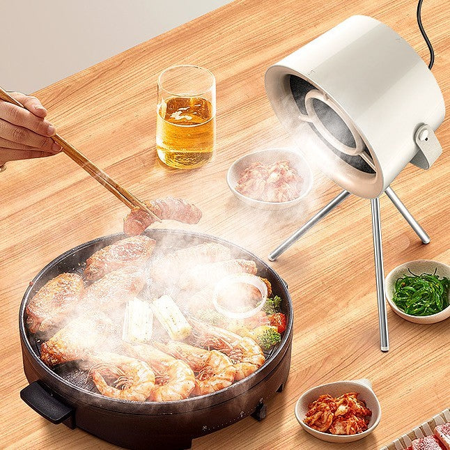 Portable Desktop Kitchen Hood USB Exhaust Fan