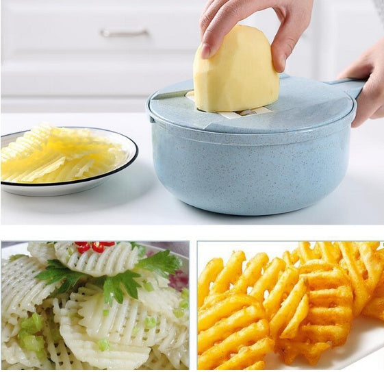8-in-1 Vegetable Slicer Mandoline Cutter