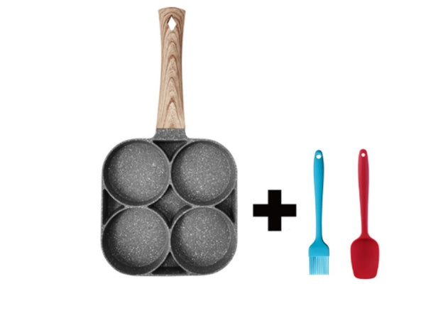 Nonstick 4 Hole Breakfast Frying Pan