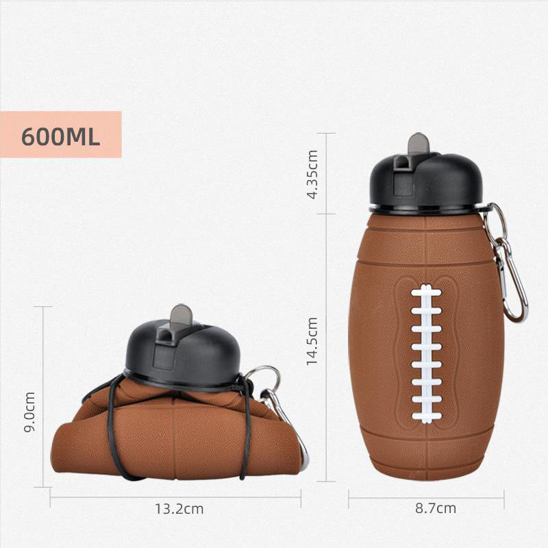 Collapsible Sports Water Bottle Reusable Leak